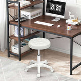 Levede 4x Rolling Bar Stool Swivel Salon SPA Chair Beige BR1065-BGX4