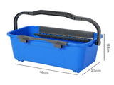 Traderight Window Cleaning Kit With Extendable Pole and Squeegee for Home Blue HC1010-AU