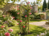 60"x11" Bronze Metal Garden Trellises, Decorative Butterfly & Bird Rustproof Trellis for Outdoor V1366-AZ2-W-14216