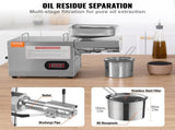 Electric Oil Machine, 850W Stainless Steel Oil Extractor Machine, Adjustable Temperature, Hot V952-DDZYJ850W15KNVY87V3