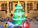 Inflatable Xmas Tree with LED Light Quick Inflation Soft Warm Lighting Blow Up Xmas Tree Holiday V1294-YM0901-3111240246511