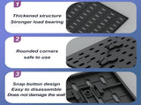 CARLA HOME Pegboard Wall Organizer Kit with 4 Modular Black Pegboards & 19 Accessories for Gaming, V178-36276