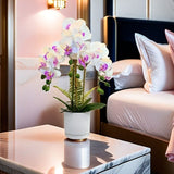 Artificial Phalaenopsis Touch-Sensitive Artificial Plant Moisturizing - Purple - Size 50-11-11 V1347-PUR-50-11-11