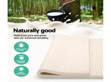 Giselle Bedding Latex Mattress Topper, 5cm Thick Cooling Bed Pad for Side Sleepers Pain Relief, 7 TOPPER-LT-Q-5