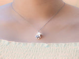 Gift Box - Rabbit White Gold Aroma Necklace Purify Oil Blend V760-GBAJ - 34