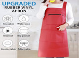 Waterproof Rubber Vinyl Apron Heavy Duty Model Stay Dry Industrial Chemical Resistant Plastic V1189-WXFWAL-20260319-01340