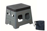 Portable Folding Toilet for Camping & Travel - Grey V1308-DSZKI-26-1