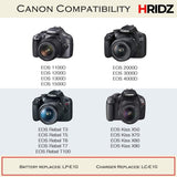 Hridz LP-E10 Battery Charger for Canon EOS 3000D 1500D 1300D 1200D 1100D V571-TFDCB2B1C1BLPE10-C