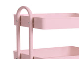 Levede 3 Tiers Kitchen Trolley Cart Pink HO0576-3-PK_NZ