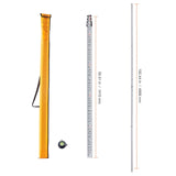 Measuring Rod 16-Feet/8ths 4 Sections Telescopic Grade Rod 1/8in w/ Bag V952-YZCLG16YCFEEEFB0YV0