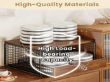 Coffee Machine Stand,Coffee Capsule Storage, Kitchen Counter Organizer with Drawer& Wire Basket, V1337-A9-C57U-QV30