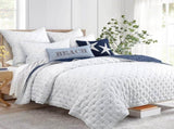 Jenny Mclean Swiss Dots Blue 3 Piece Coverlet Set Queen V442-RAN-COVERLET-SWISSDOTS-BLUE-QS