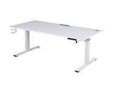 Artiss Electric Standing Desk Height Adjustable Gaming Desk Home Office 140cm HASD-ET156E-GAME-WH-AB