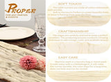 5 Packs 10Ft Ivory Cheesecloth Table Runner, 35" x 120" Rustic Gauze Boho Wedding Table Runner V1259-DP01-A-3519