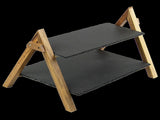 Party 2 Tier Cake Stand Slate Wedding Tiered Serving Stand Afternoon Tea V63-837241