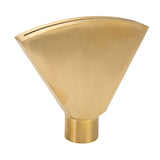 Fan Shaped Fountain Nozzle G1 Inch Brass Flat Head Spray Nozzle Fountain Sprinkler Head for Garden V1294-YM0706-3111230203411
