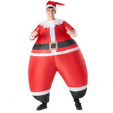Santa Claus Cartoon Costumes Air Model Inflatable Costume Funny Dress Up Props Christmas Party V1263-JX-7888