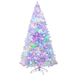 Jingle Jollys Christmas Tree 2.1m RGB Remote Xmas Party Decorations 1310 Tips XM-TR-WELL-7F-WH-MC