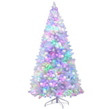 Jingle Jollys Christmas Tree 2.1m RGB Remote Xmas Party Decorations 1310 Tips XM-TR-WELL-7F-WH-MC