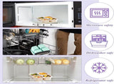 4-pack snack boxes with compartments, snack containers for kids and adults, 4-compartment bento V1237-ZY-203-3681