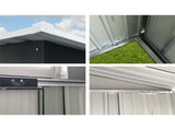 Giantz Garden Shed 1.62x0.86M Sheds Outdoor Storage Tool Workshop House Shelter Sliding Door SHED-FLAT-3X5-AB