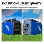 GENPOWER Inverter Generator Portable 3.5kW Max Petrol Pure Sine Wave Camping Power Station Blue V219-GENINVGPRA6MB