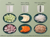 Manual Rotary Drum Grater, Vegetable Slicer, Chopper and Cheese Grater for Kitchen V1188-MS-617-068