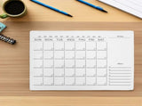 Self-Adhesive Whiteboard Calendar Decal Flexible Design 2Pcs V1369-AZ3-W-22888