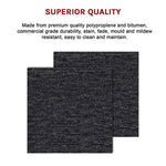 5m2 Box of Premium Carpet Tiles Commercial Domestic Office Heavy Use Flooring Charcoal V63-826031