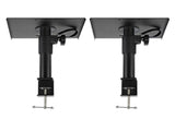 Levede 2x Desk Clamp Speaker Stands Set Adjustable Rotatable Monitor CD Player TV1009-BK-AU