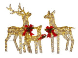 Christabelle 3 Reindeer Family Christmas Light Up Display 1.3m LED Outdoor Indoor Xmas Yard Law 112_MHA706
