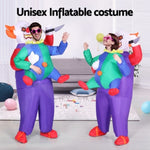 Inflatable Clown Costume Adult Suit Blow Up Party Fancy Dress Halloween Cosplay HALO-INF-CLOWN