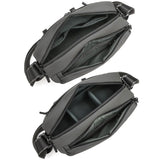 Black Gray Travel Cross-Body Bag High-Quality Cross-Body Bag Durable Travel Bag Organized V1347-127-GRA-09554