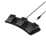 FS23-PM USB Triple Foot Switch Multifunctional Customize Foot Pedal Mechanical Switch for Image V1369-AZ3-W-12650