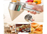 Pancake Batter Dispenser Stainless Steel Cake Dispenser with Stand for Cupcake Waffle Batter V1369-AZ3-W-13981