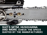 2 x 22 Baumr-AG Chainsaw Chain Bar Replacement 0.325 0.058 86DL V219-CHNCHABMRA22D