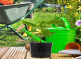 15pcs Plastic Net Pot Cup Baskets Black for Balcony Hydroponics V1192-AZ-W-22385