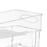 Double Layer Soda Can Organizer Automatic Rolling Transparent Beverage Can Storage Organizer for V1294-YM0626-3118220339411