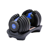 24KG Powertrain Adjustable Home Gym Dumbbell - Blue DMB-BF1-024-1-BU