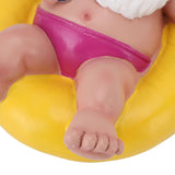 Pool Floater Gnome Statue Resin Pool Party Relaxing Funny Garden Floating Gnome Figurine for Outdoor V1294-YM0901-3111250053411