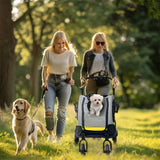 Dog Stroller Car Mounted Outdoor Pet Cart V178-66761