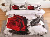 Gray Flower Marseille Heritage Quilt / Doona / Duvet Cover set V745-AQ044118K3