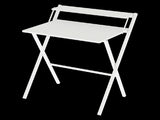 Levede Foldable Computer Desk Office Study Desk White DH1069-WHWH-AU