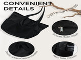 Large Beach Tote Bag With Zipper, Foldable Waterproof Memory Fabric, 7 Compartments For Family V1237-ZY-807-179