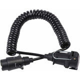 7 Pin Trailer Socket And Plug With 2M Extension Cable Connector For Towing Hitch Caravan Vehicle V1188-MS-227-2057