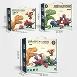 Disassemble Blocks Jurassic Dinosaurs Building Blocks Toys Battery Drill Tyrannosaurus Rex Wyvern V255-DINOSET-3