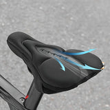 WEST BIKING bicycle seat cover Comfortable and breathable seat cover Soft sponge bicycle seat V1102-HEDC-002