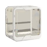 Figurine Display Box Transparent Stackable Dustproof Acrylic Figurine Storage Case for Home White V1294-YM0901-3117230120911