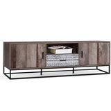 Artiss TV Cabinet Entertainment Unit 180cm Industrial FURNI-G-IND-TV02-WD-AB