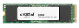 Crucial E100 480GB Gen4 NVMe SSD 4700/2500 MB/s R/W 60TBW 350K/460K IOPS 1.5M hrs MTTF M.2 2280 V1202-V2-HBC-E100-480G